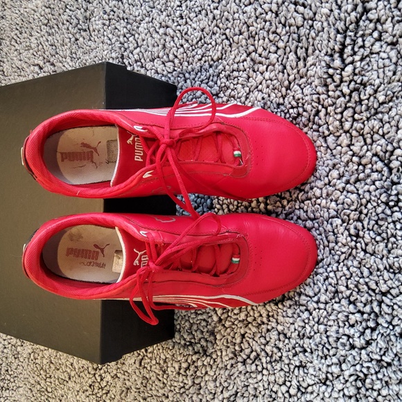 PUMA Drift Cat 4 Ferrari CARBON RED/WHITE SHOE SIZE 11 - Picture 2 of 5